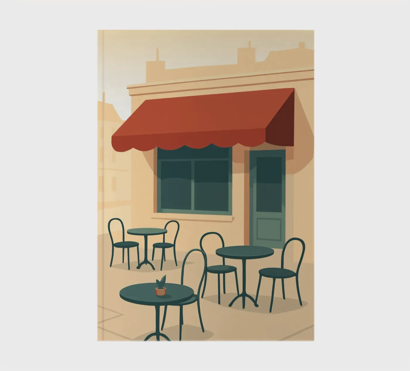 Café notebook by minimalist designs