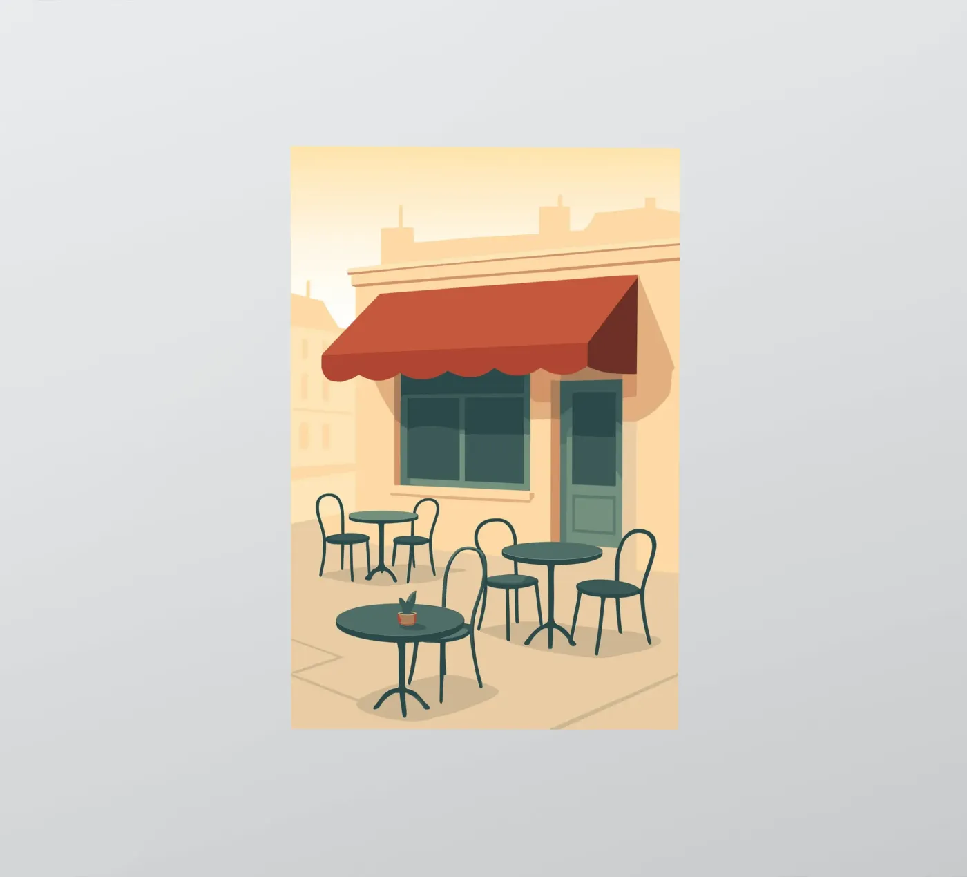 Café Sticker von minimalist designs