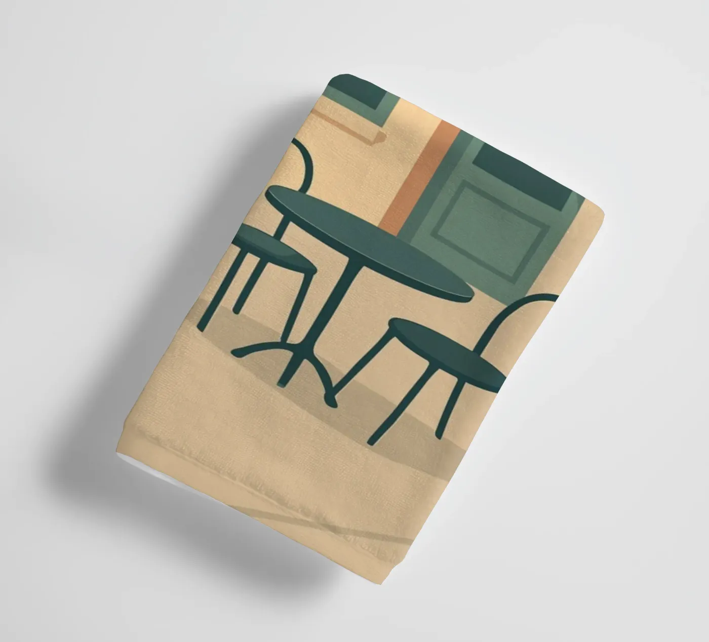 Café badhanddoek van minimalist designs
