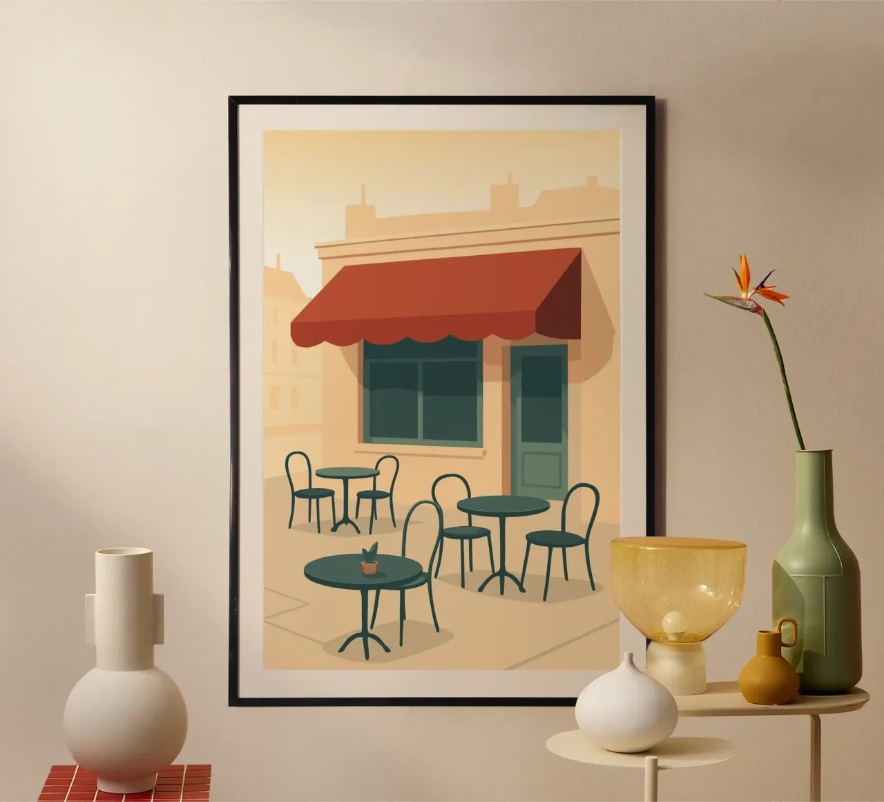 Café Poster von minimalist designs