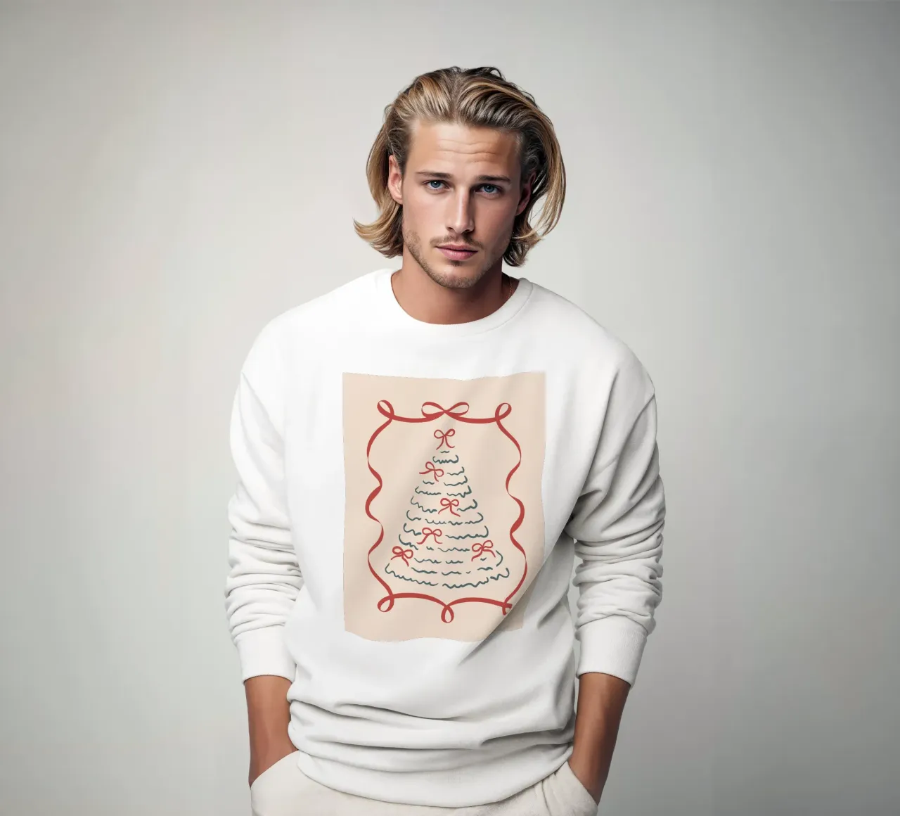 Albero di Natale e fiocchi felpa da Winter Whispers