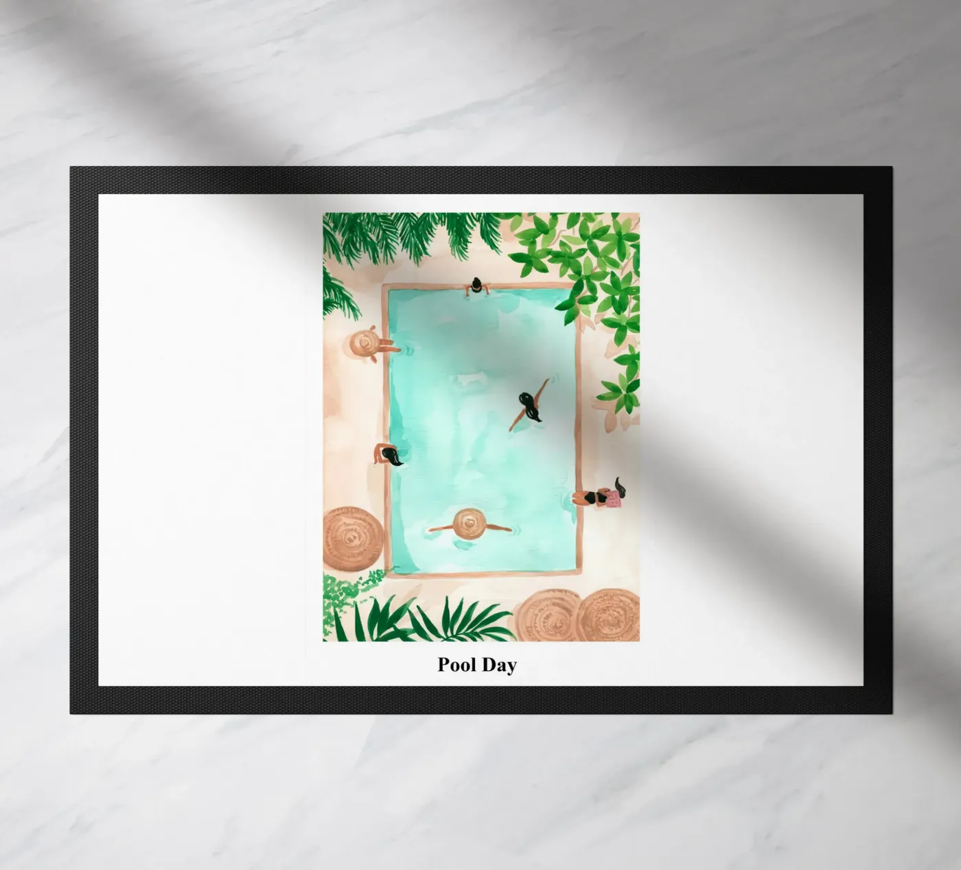 Pool Day doormat by hite Shop