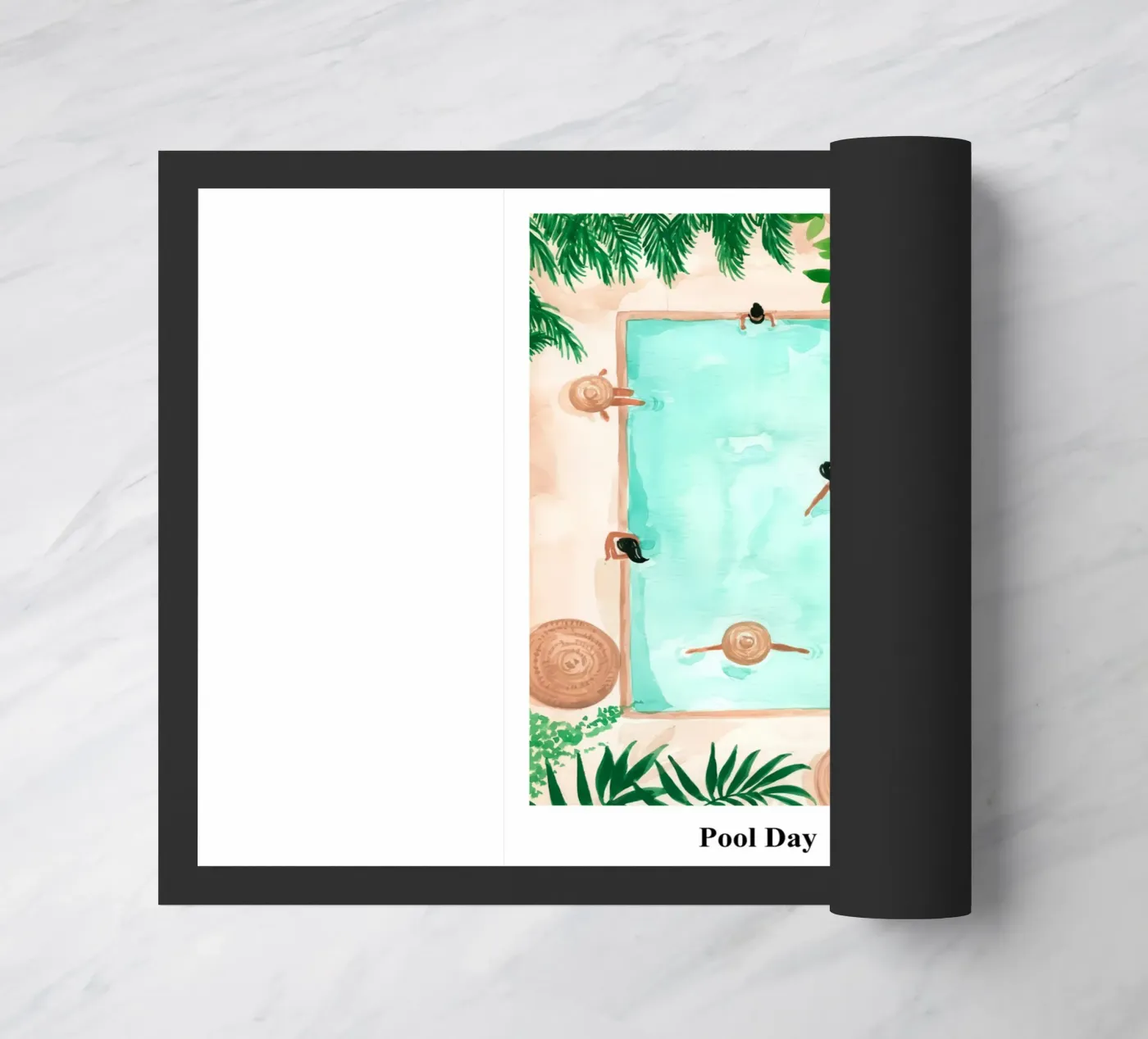 Pool Day doormat by hite Shop