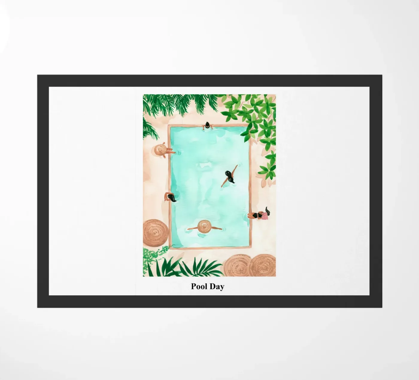 Pool Day doormat by hite Shop