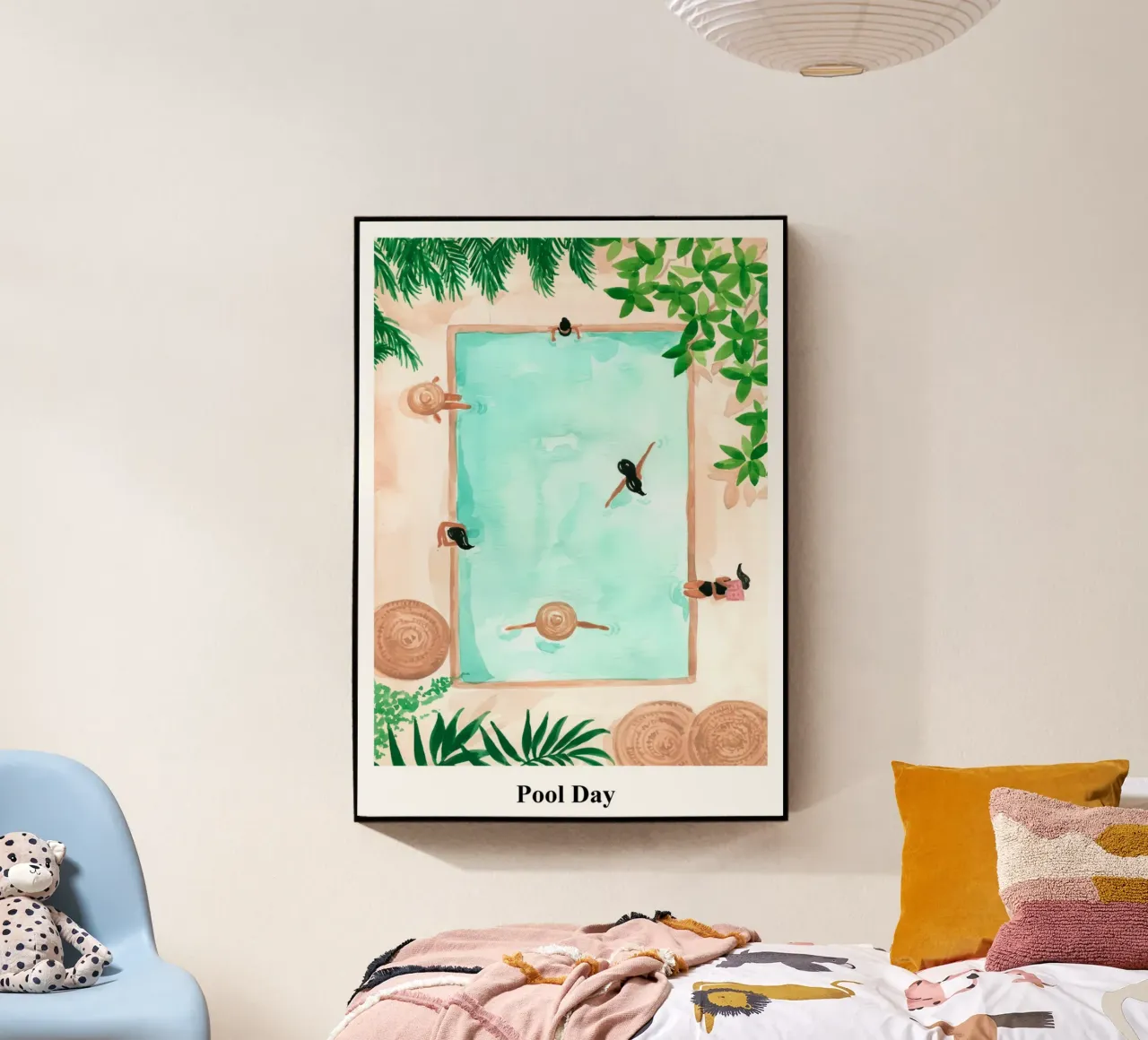 Pool Day Acryl-Glas von hite Shop