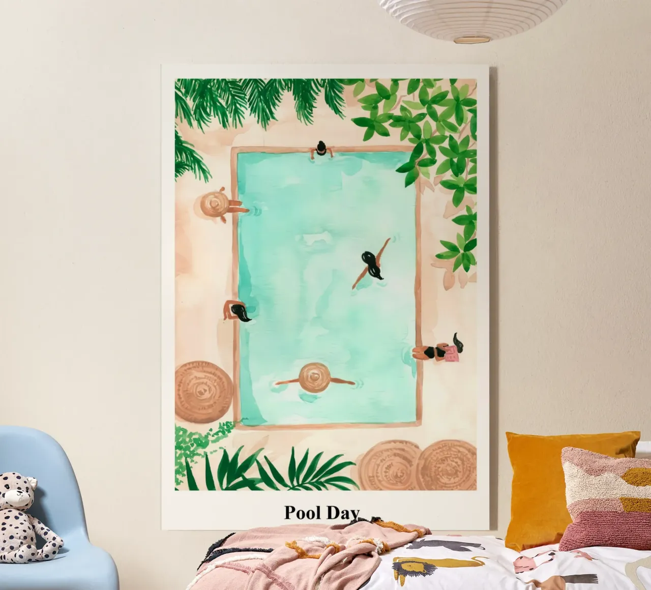 Pool Day Acryl-Glas von hite Shop