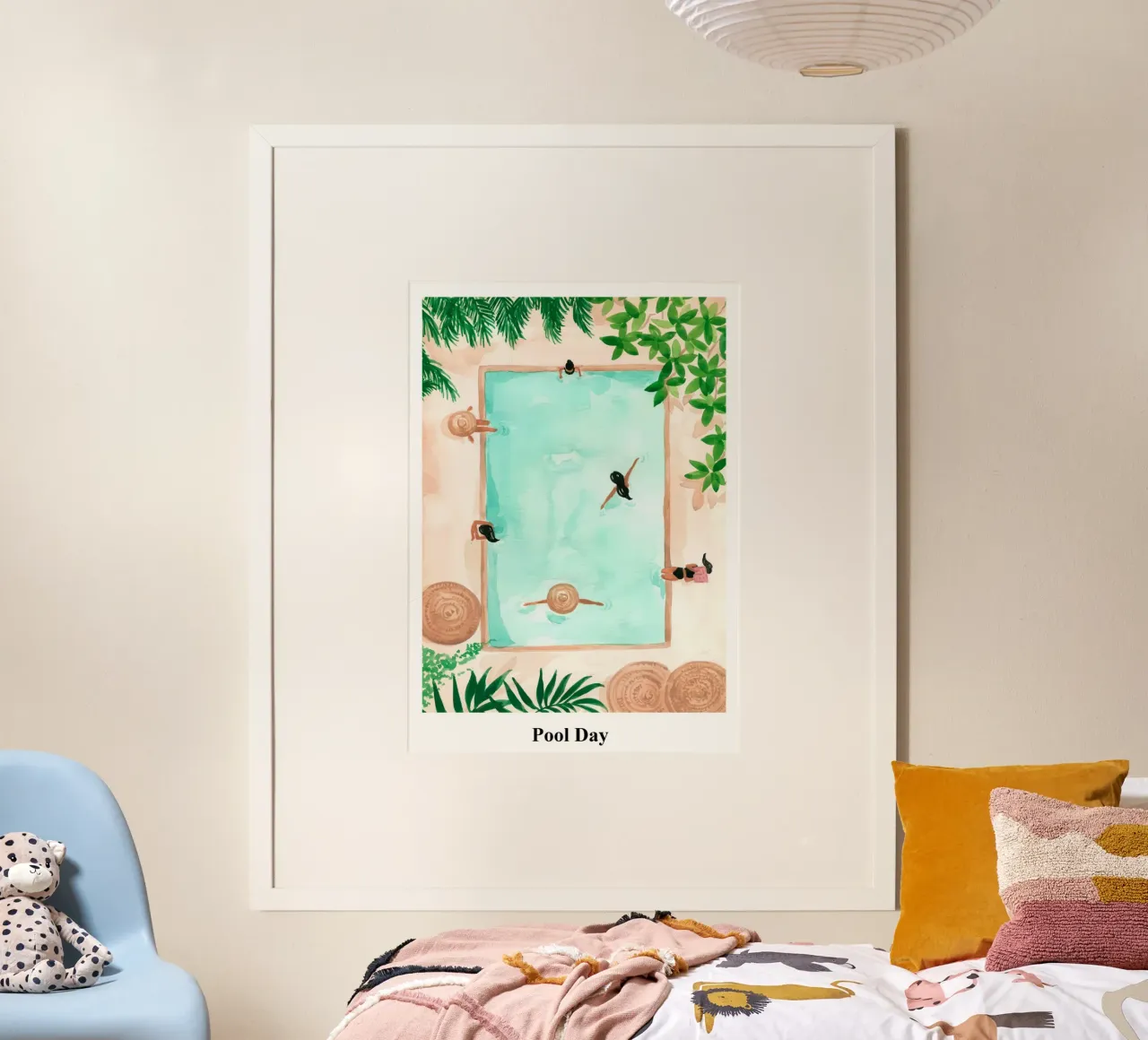 Pool Day poster by hite Shop