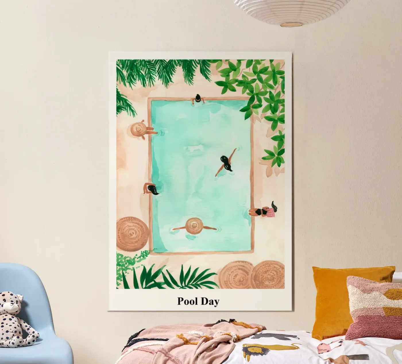 Pool Day poster van hite Shop
