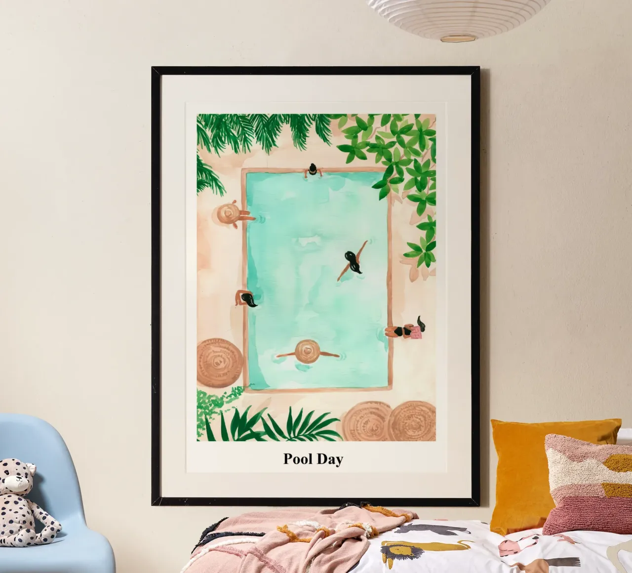 Pool Day poster by hite Shop