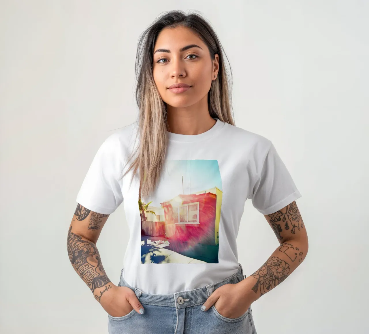 Flare Los Angeles t-shirt da Affiches Minimalistes