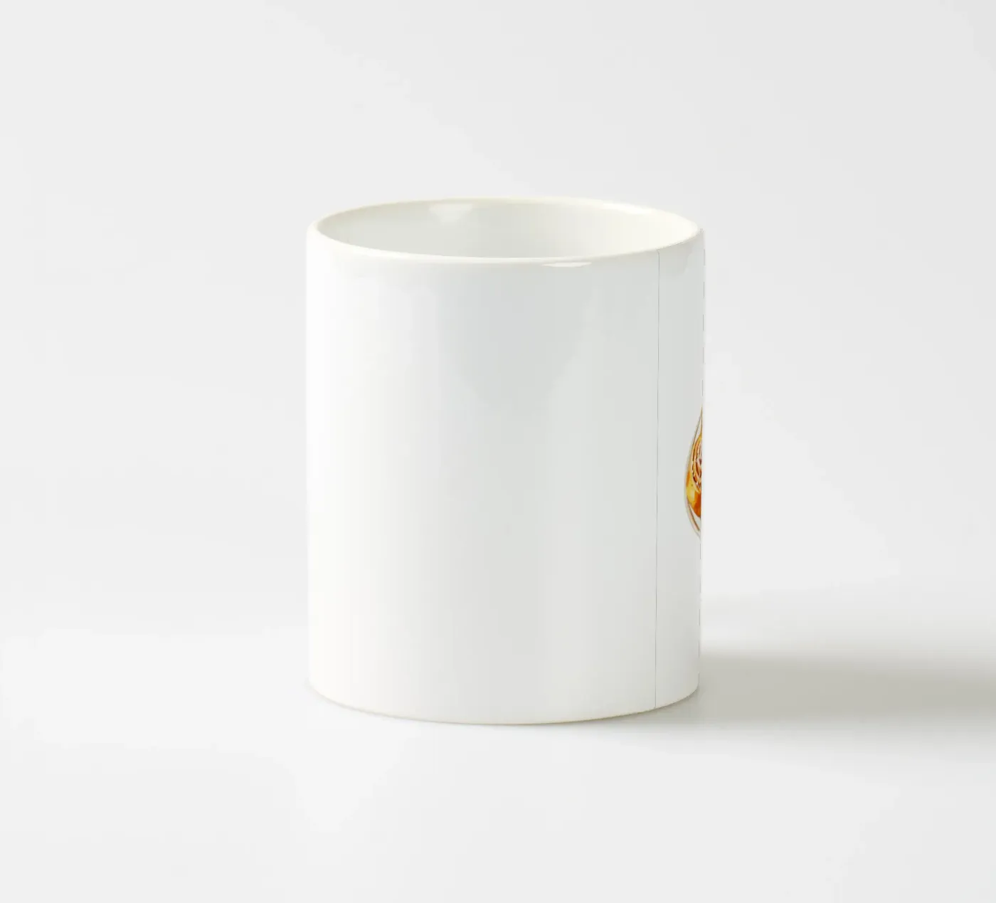 Illustration „Kanelbullar“ mit Schriftzug tazza in ceramica da Nordljus Design Studio