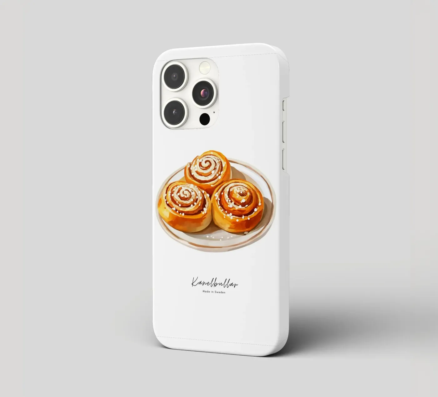 Illustration „Kanelbullar“ mit Schriftzug cover iphone da Nordljus Design Studio
