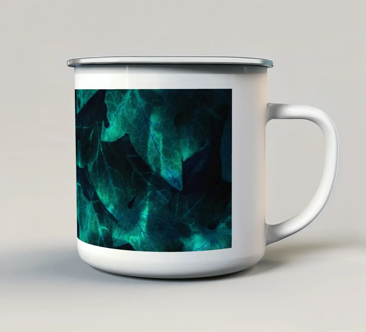 Ivy Teal tazza in smalto da Angelo Cerantola