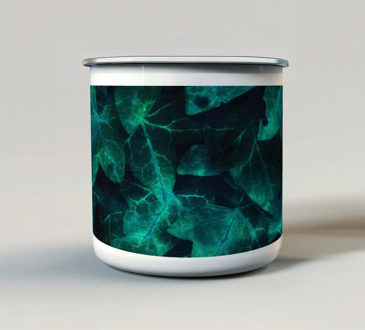 Ivy Teal tazza in smalto da Angelo Cerantola