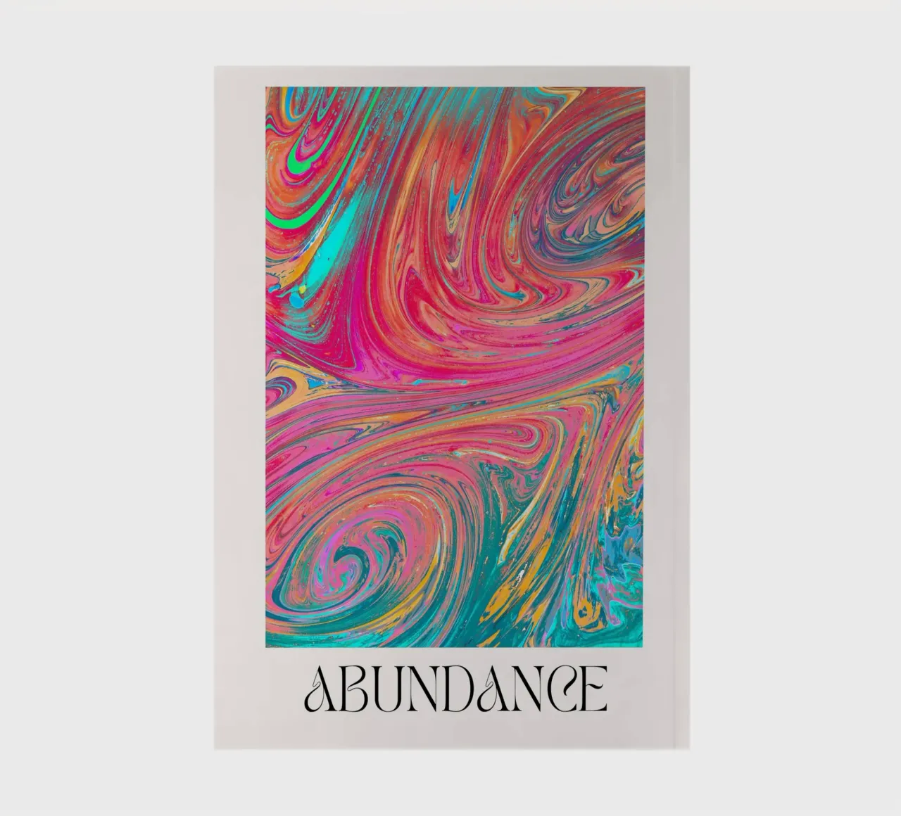 Abundance Vibes notebook by The Look