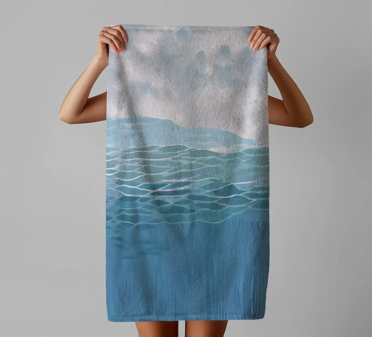 Ninna nanna dell'oceano asciugamano da bagno da Artistic-shop
