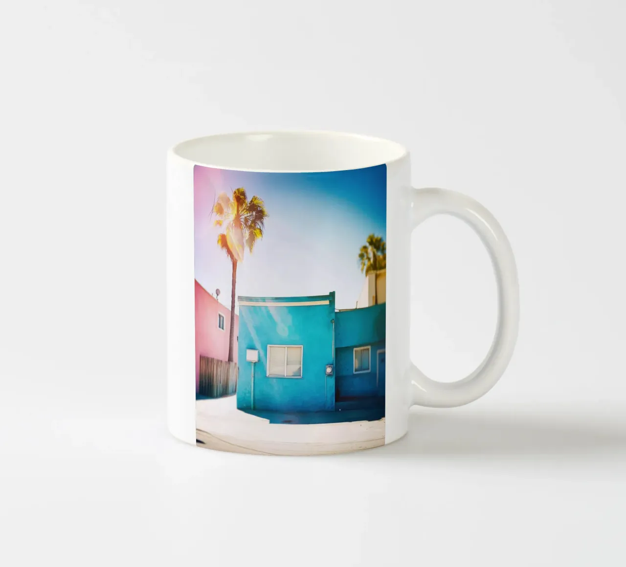 Blue Los Angeles tazza in ceramica da Affiches Minimalistes