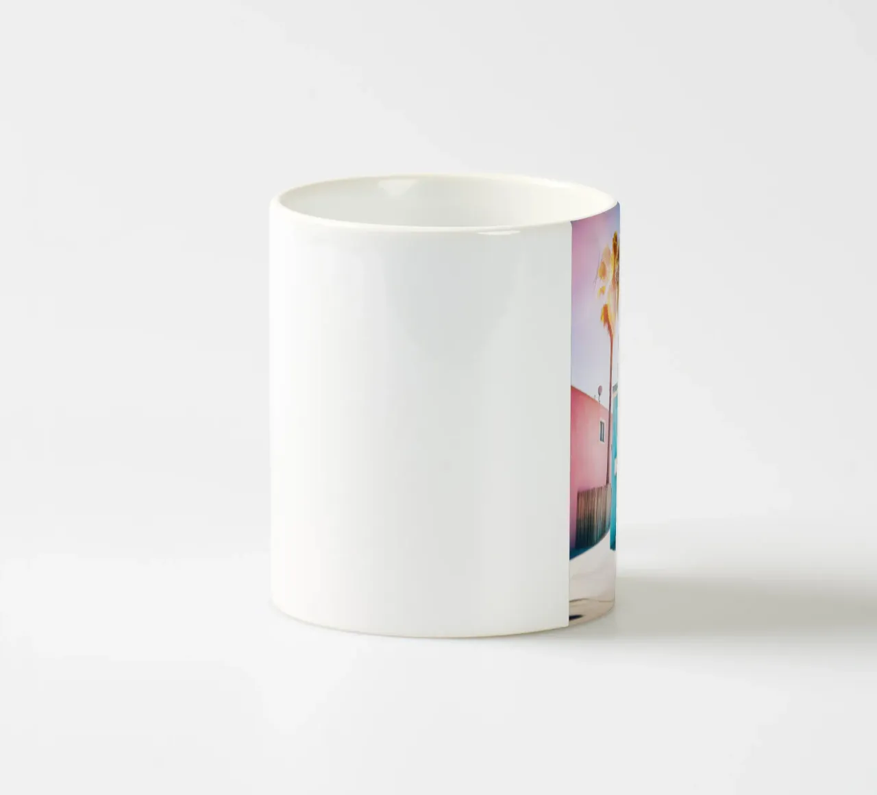 Blue Los Angeles tazza in ceramica da Affiches Minimalistes