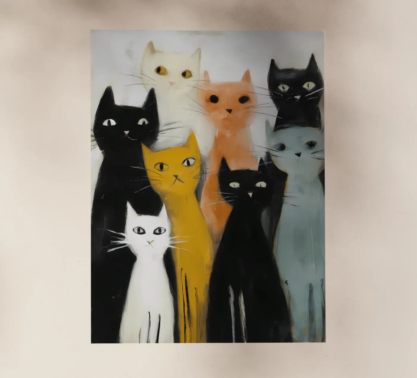 Katten backlit folie van IamHomeDesigns