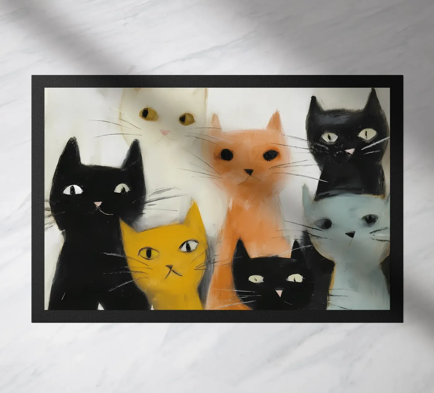 Cats doormat by IamHomeDesigns