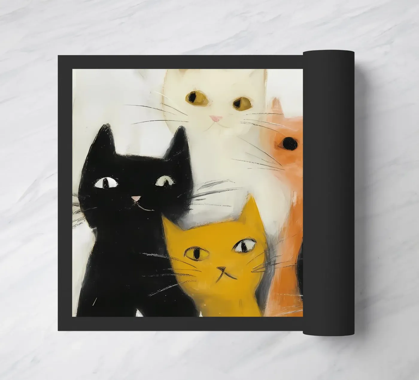 Cats doormat by IamHomeDesigns
