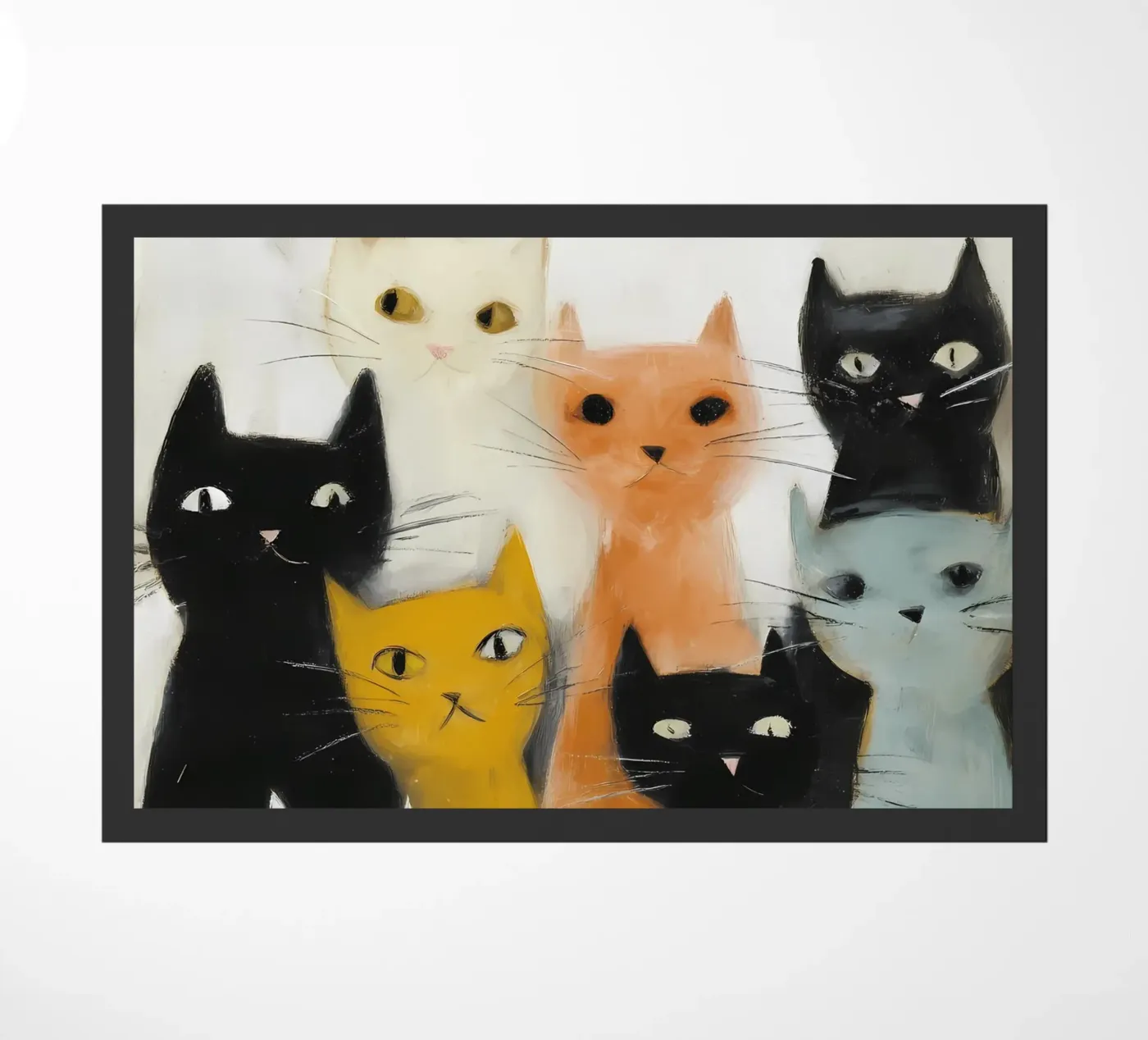 Cats doormat by IamHomeDesigns