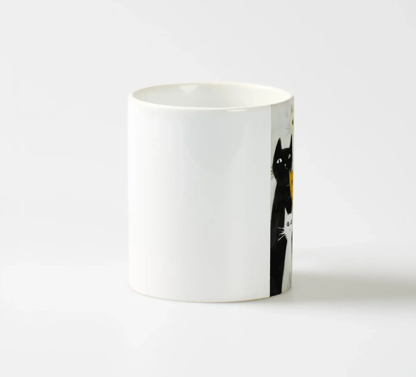 Cats ceramic mug by IamHomeDesigns