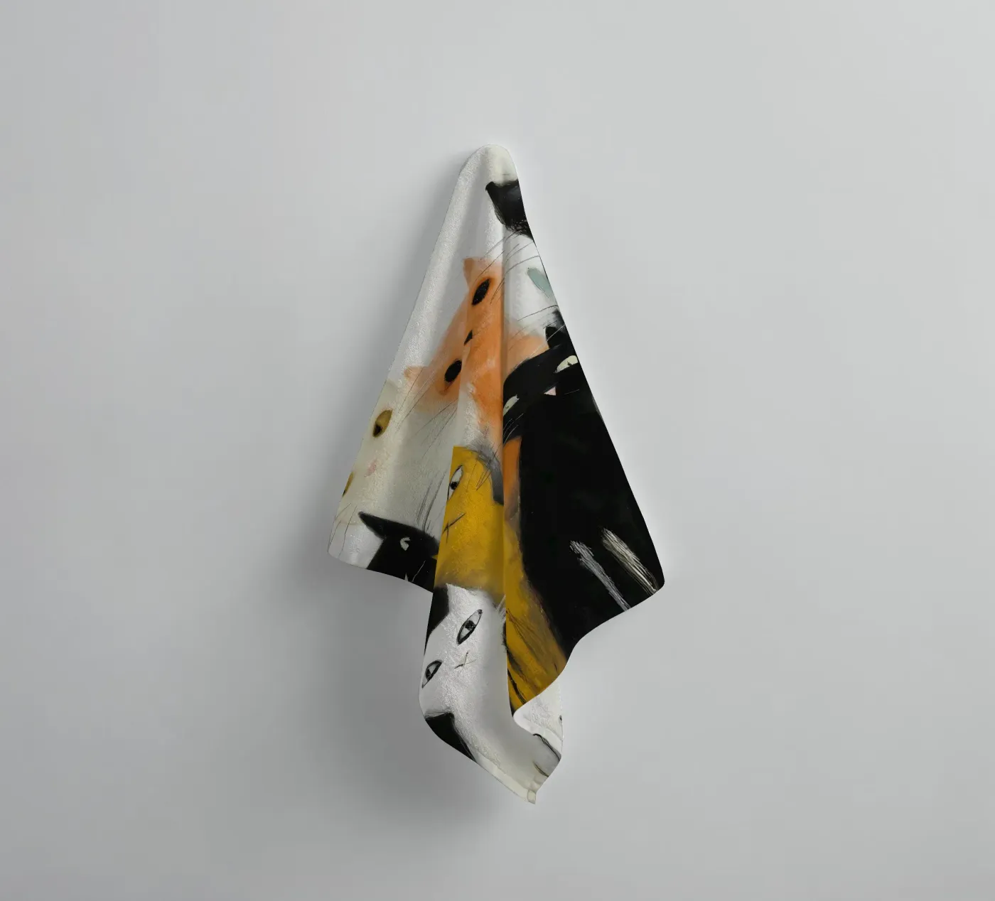 Cats towel by IamHomeDesigns