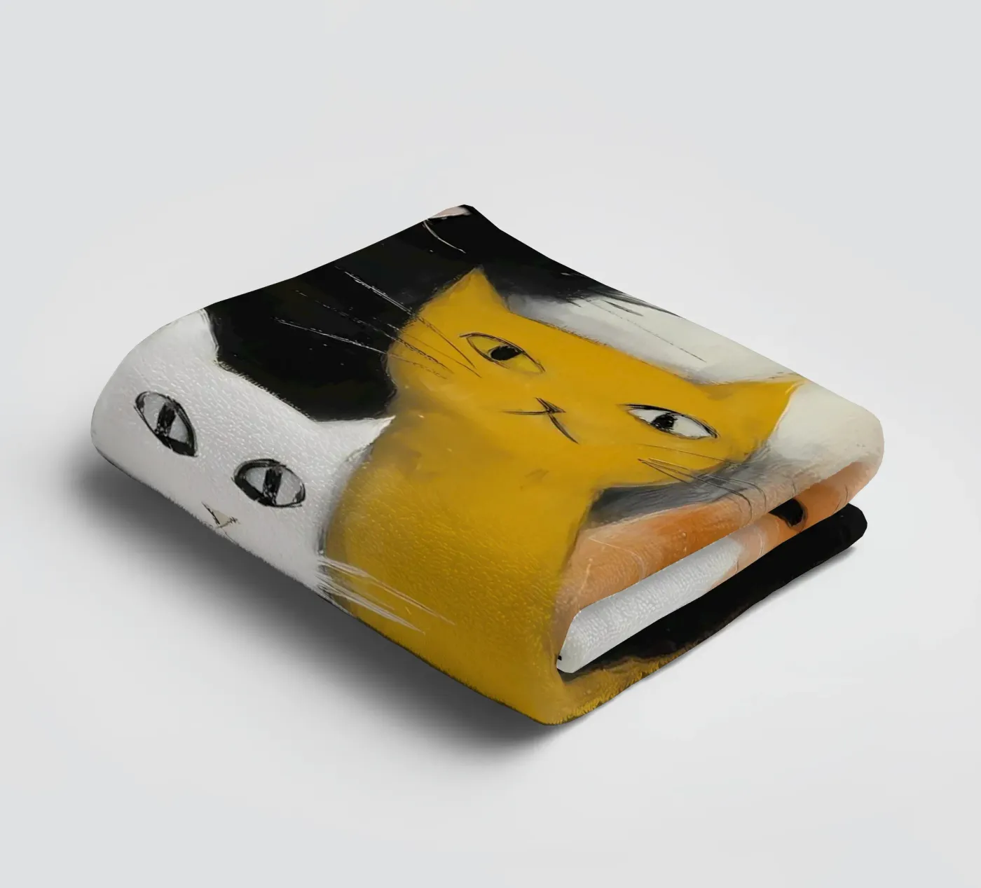 Cats towel by IamHomeDesigns