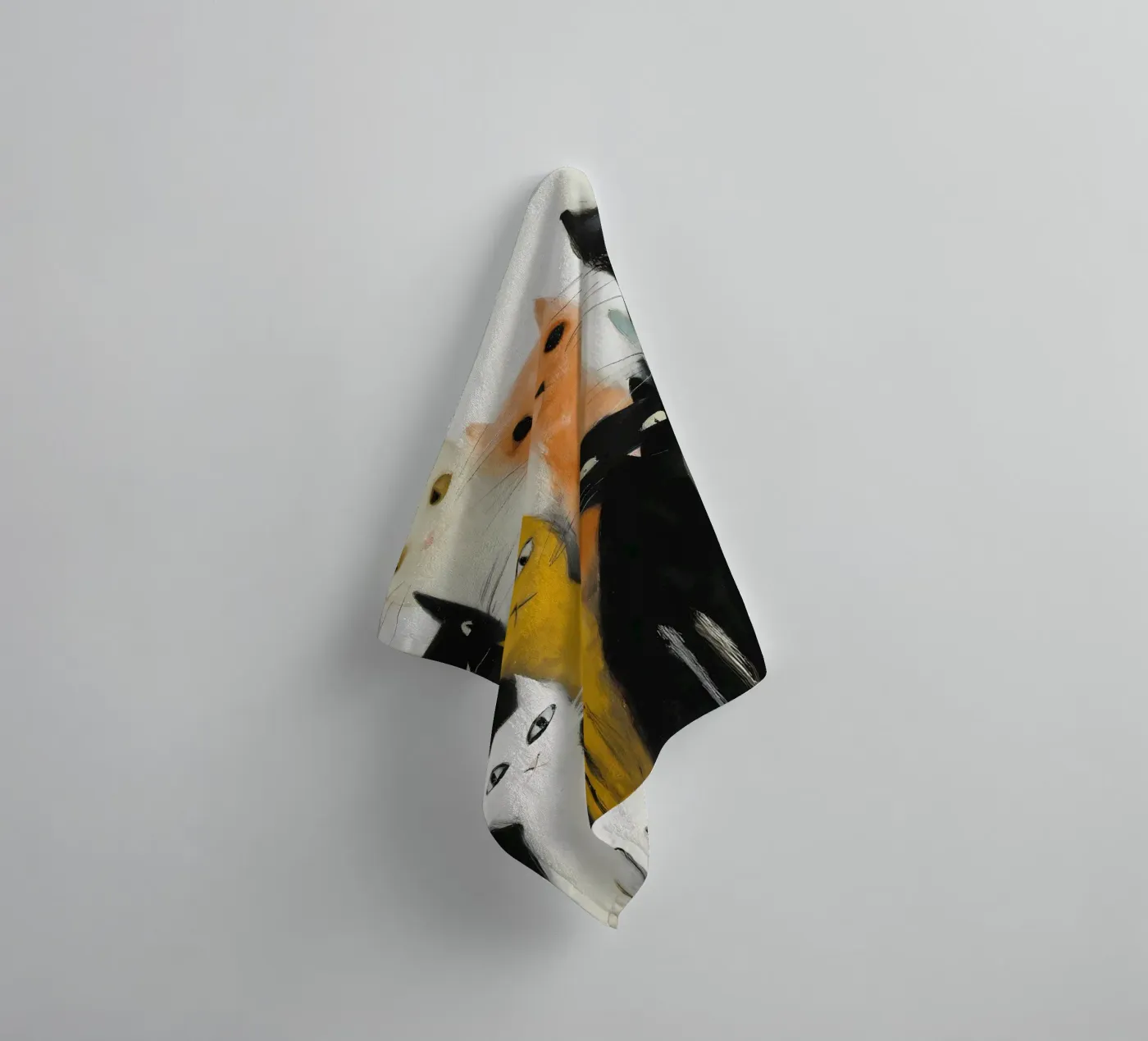 Katten badhanddoek van IamHomeDesigns