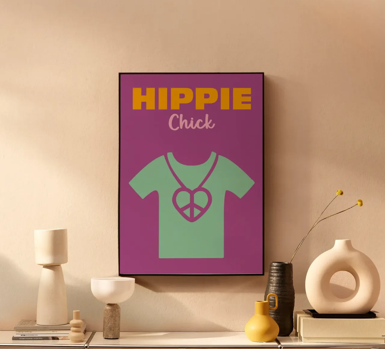 Hippie Chick plexiglass da Colorful Homes