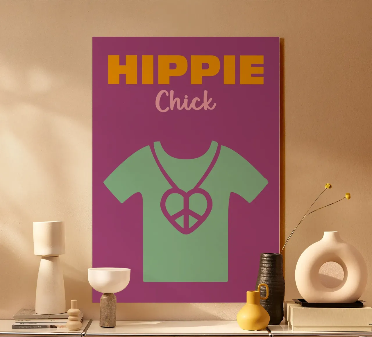 Hippie Chick plexiglass da Colorful Homes