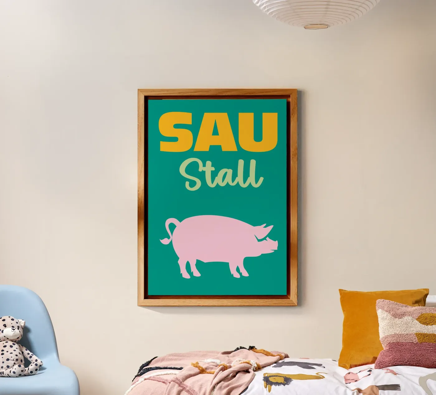 Saustall Forex-Platte von Colorful Homes