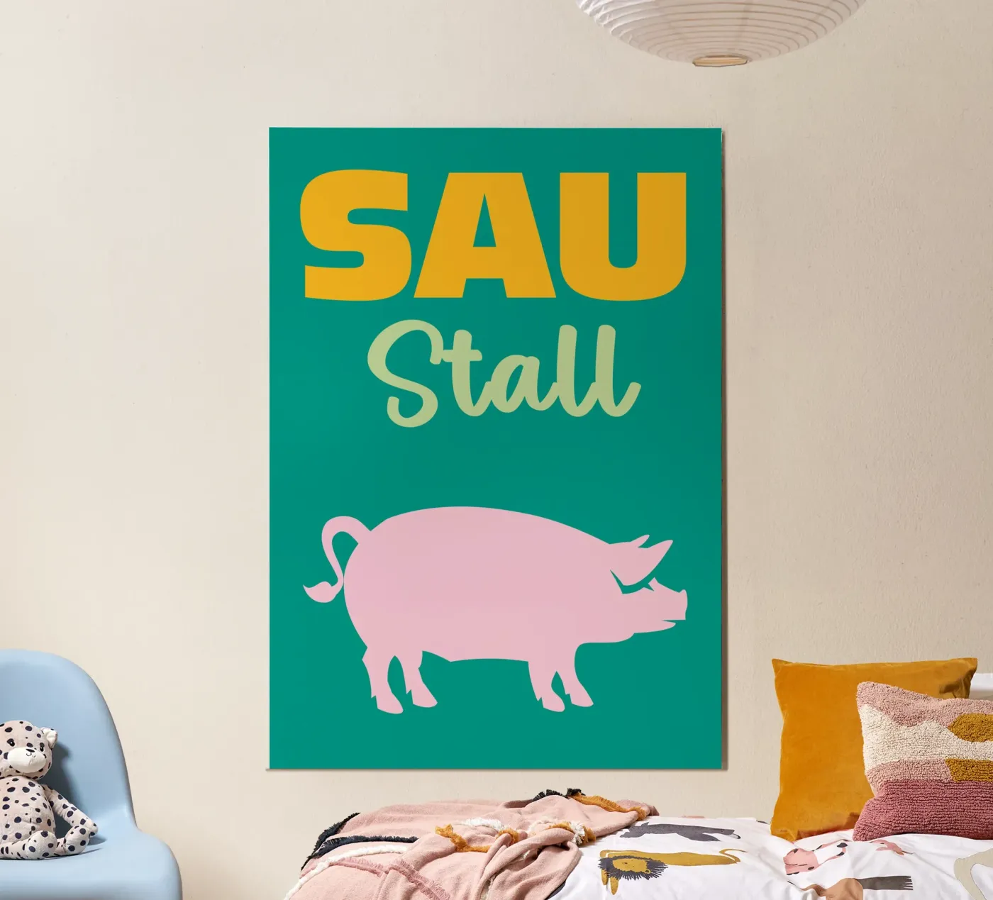 Saustall Forex-Platte von Colorful Homes