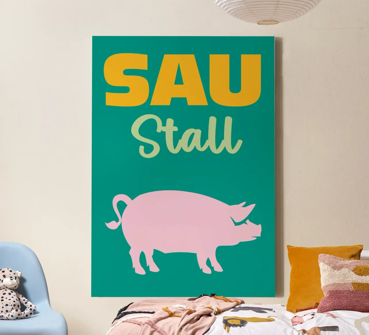 Saustall tela da Colorful Homes