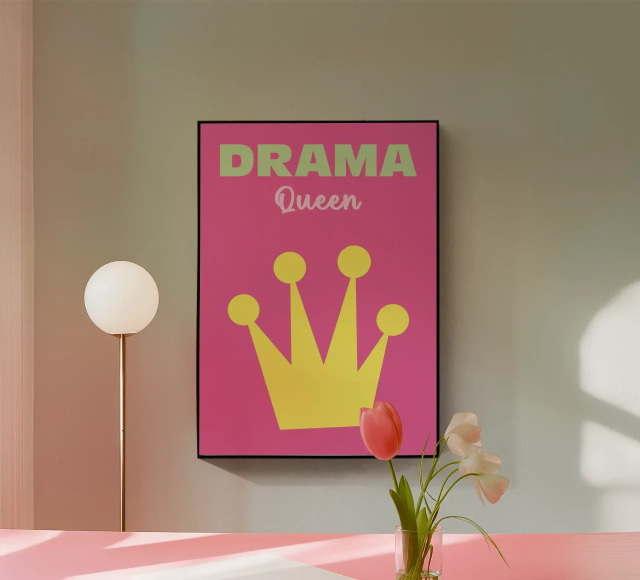 Drama Queen plexiglass da Colorful Homes