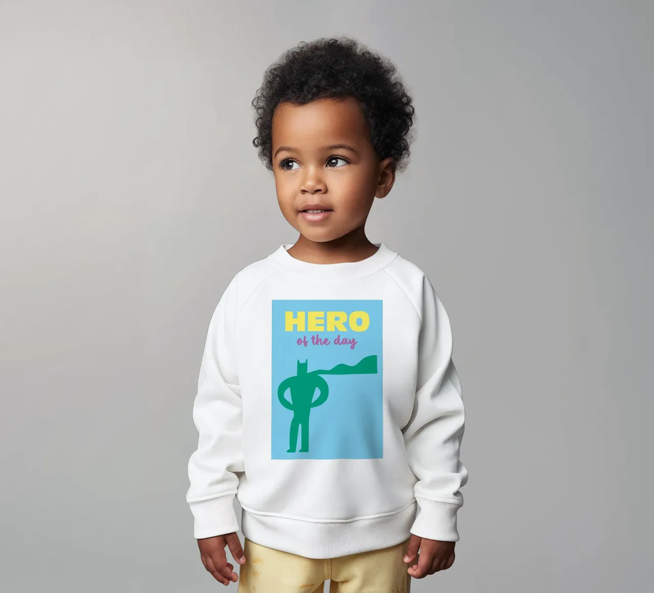Hero of the day felpa neonato da Colorful Homes
