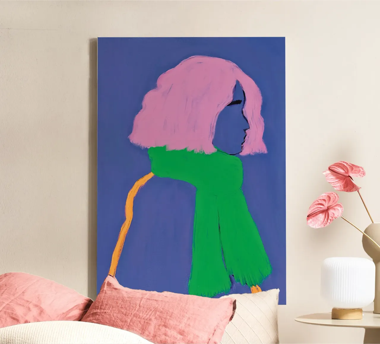 La sciarpa verde tela da tainah negreiros