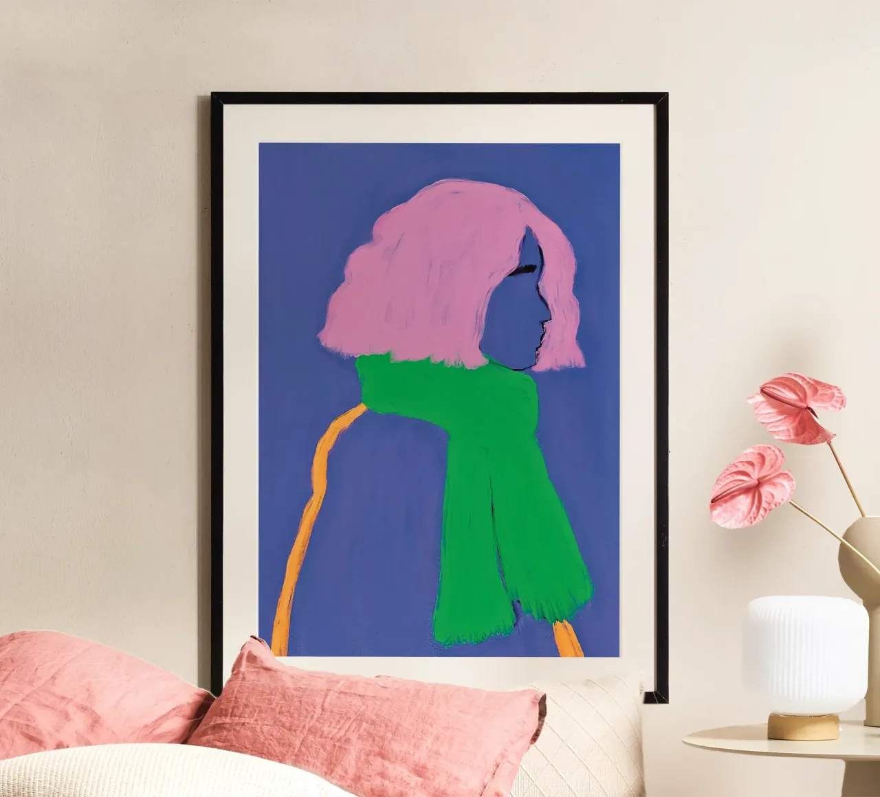 The green scarf poster by tainah negreiros