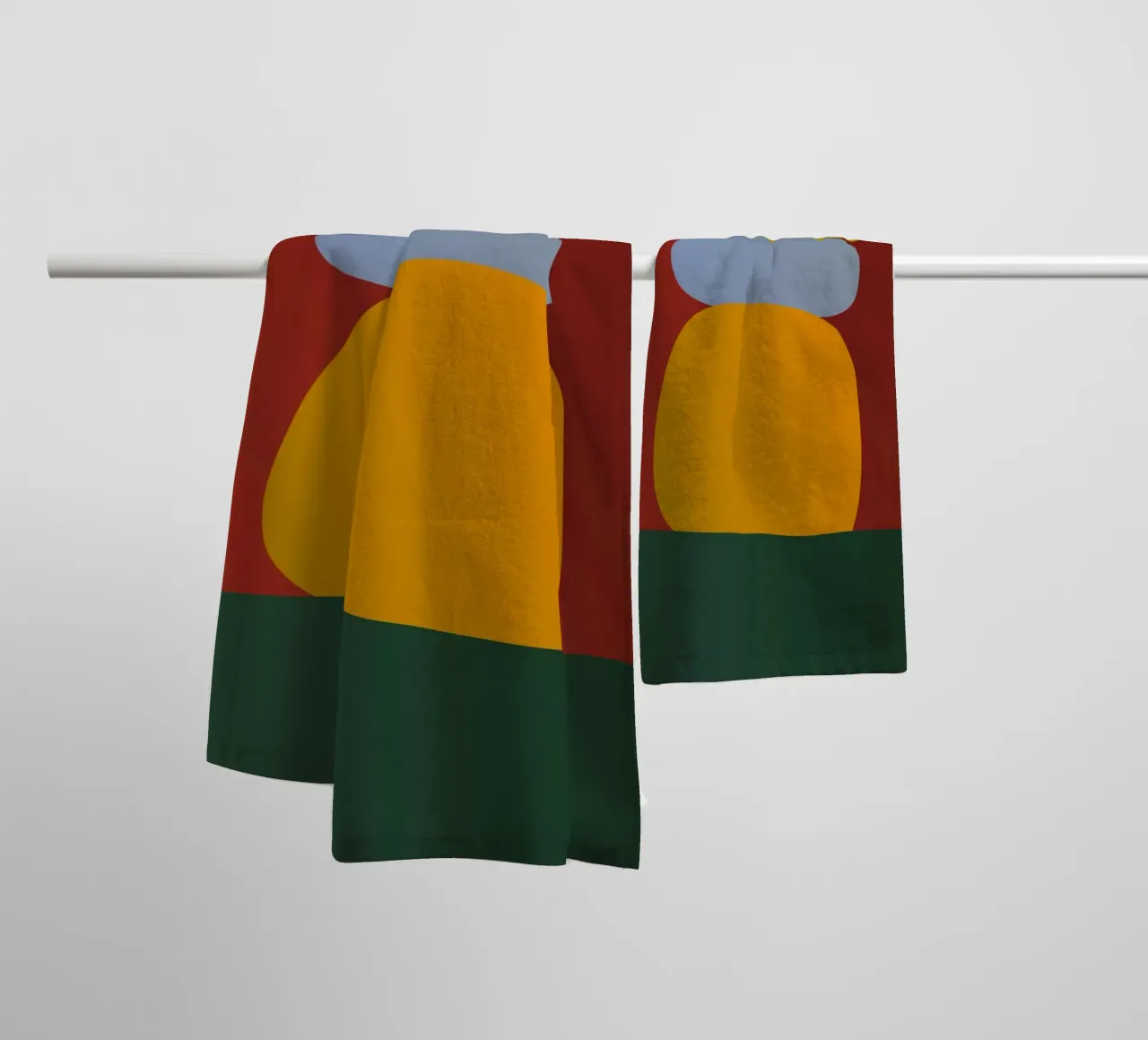 Balanced Shapes #1 asciugamano da bagno da My Tiny Home