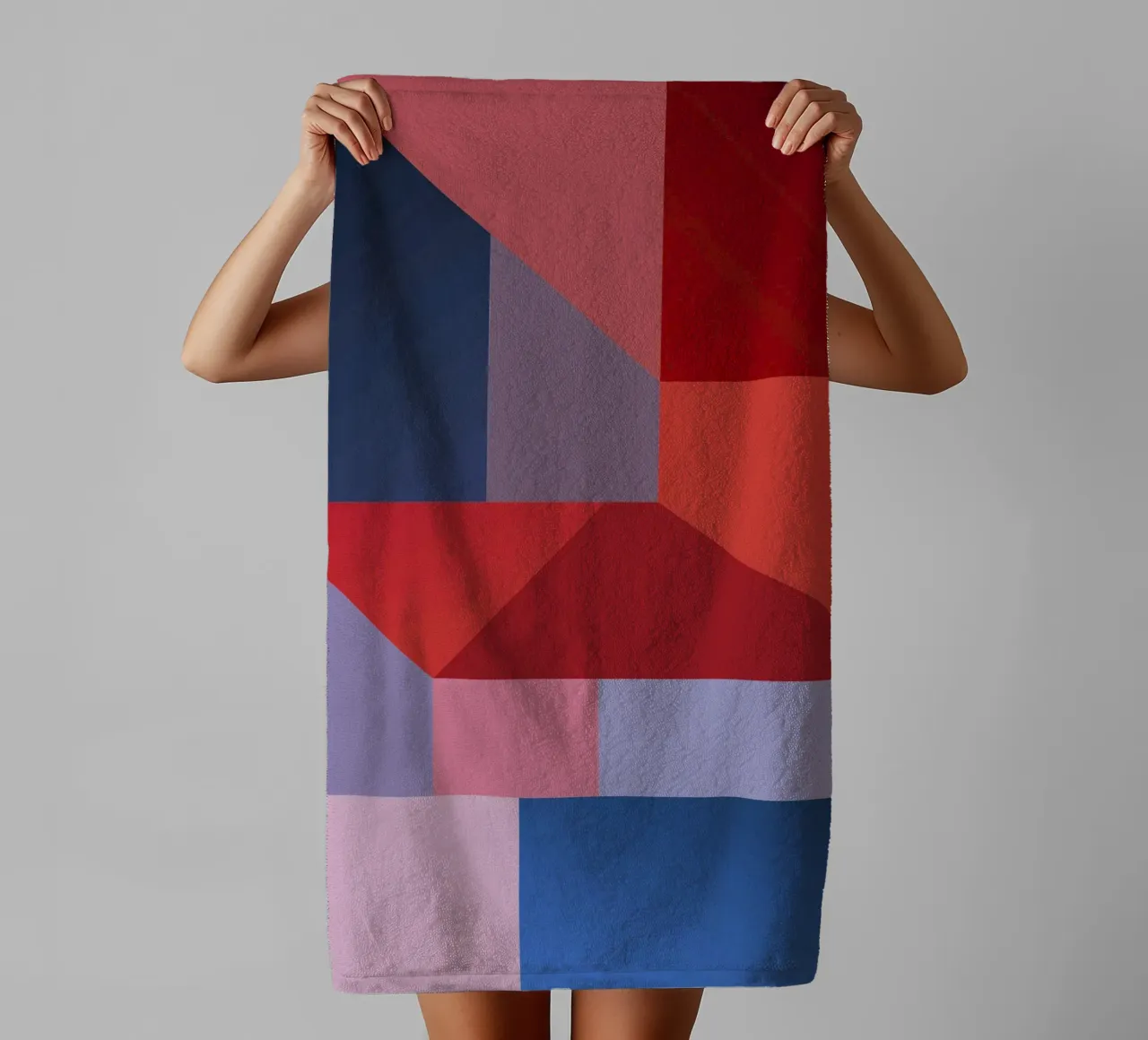 Chromatic Geometry #1 asciugamano da bagno da My Tiny Home