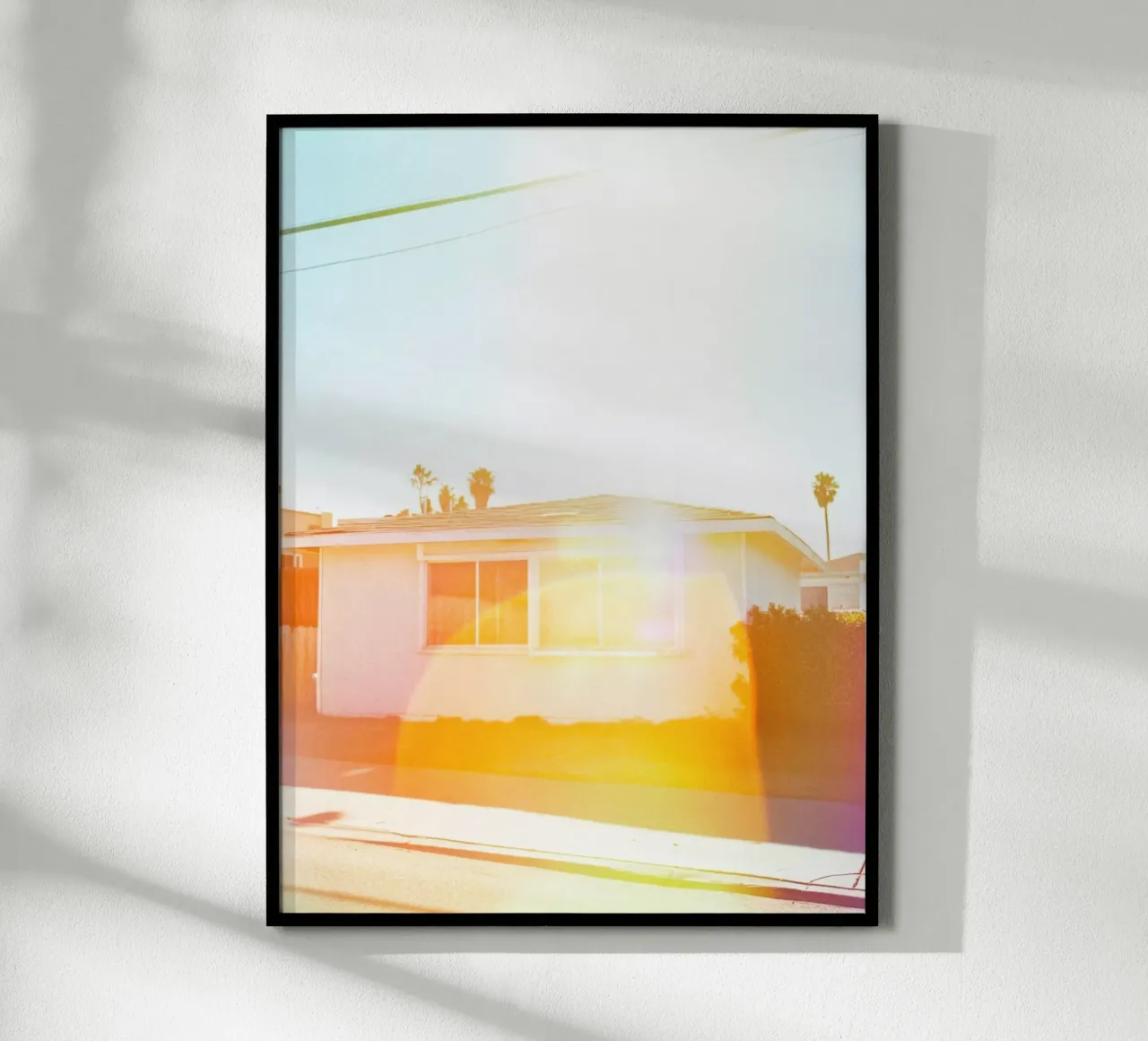 Sun & Los Angeles poster by Affiches Minimalistes