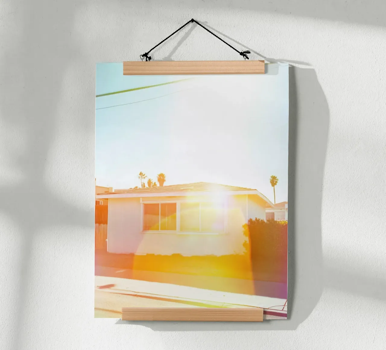 Sun & Los Angeles poster by Affiches Minimalistes
