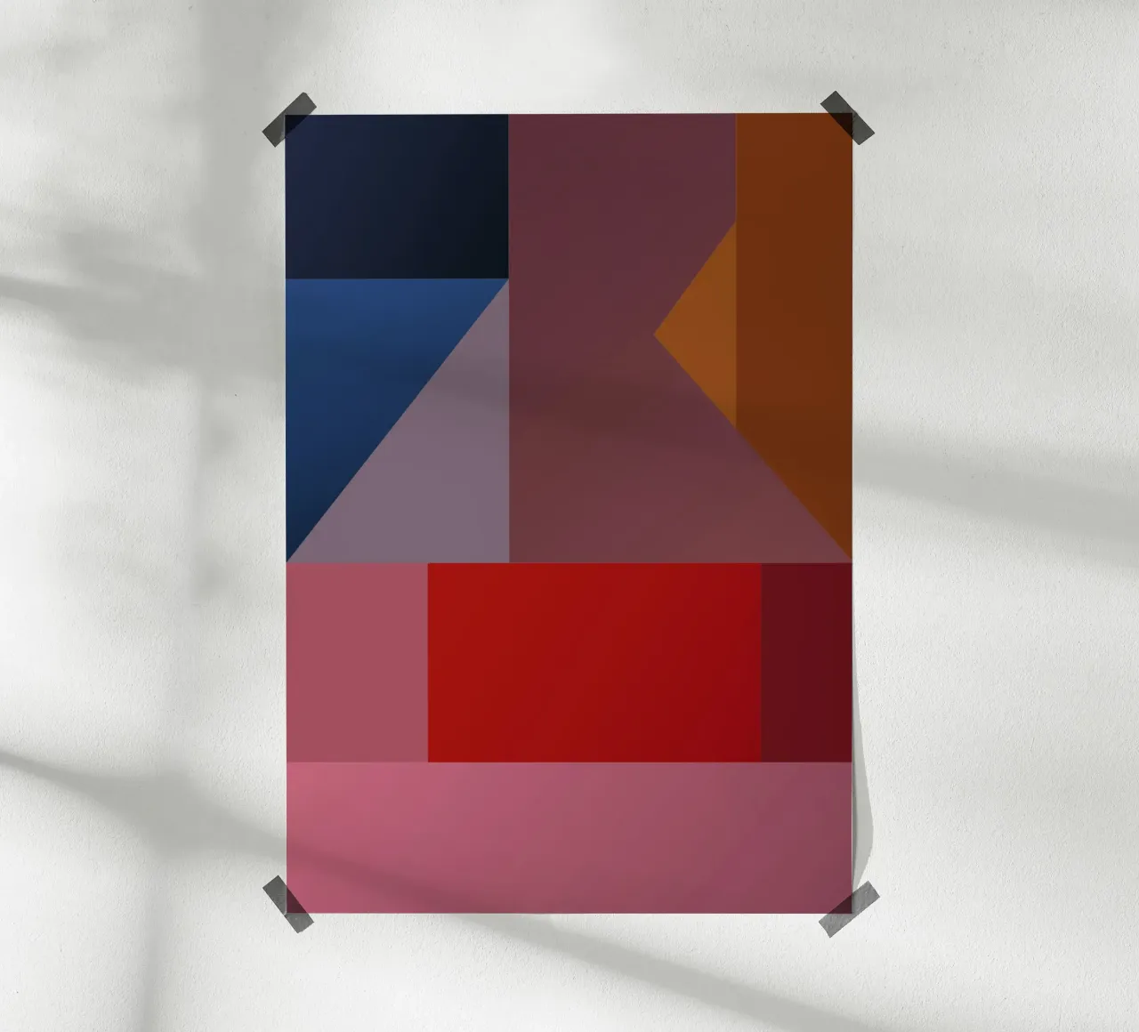 Chromatic Geometry #4 carta hahnemühle da My Tiny Home