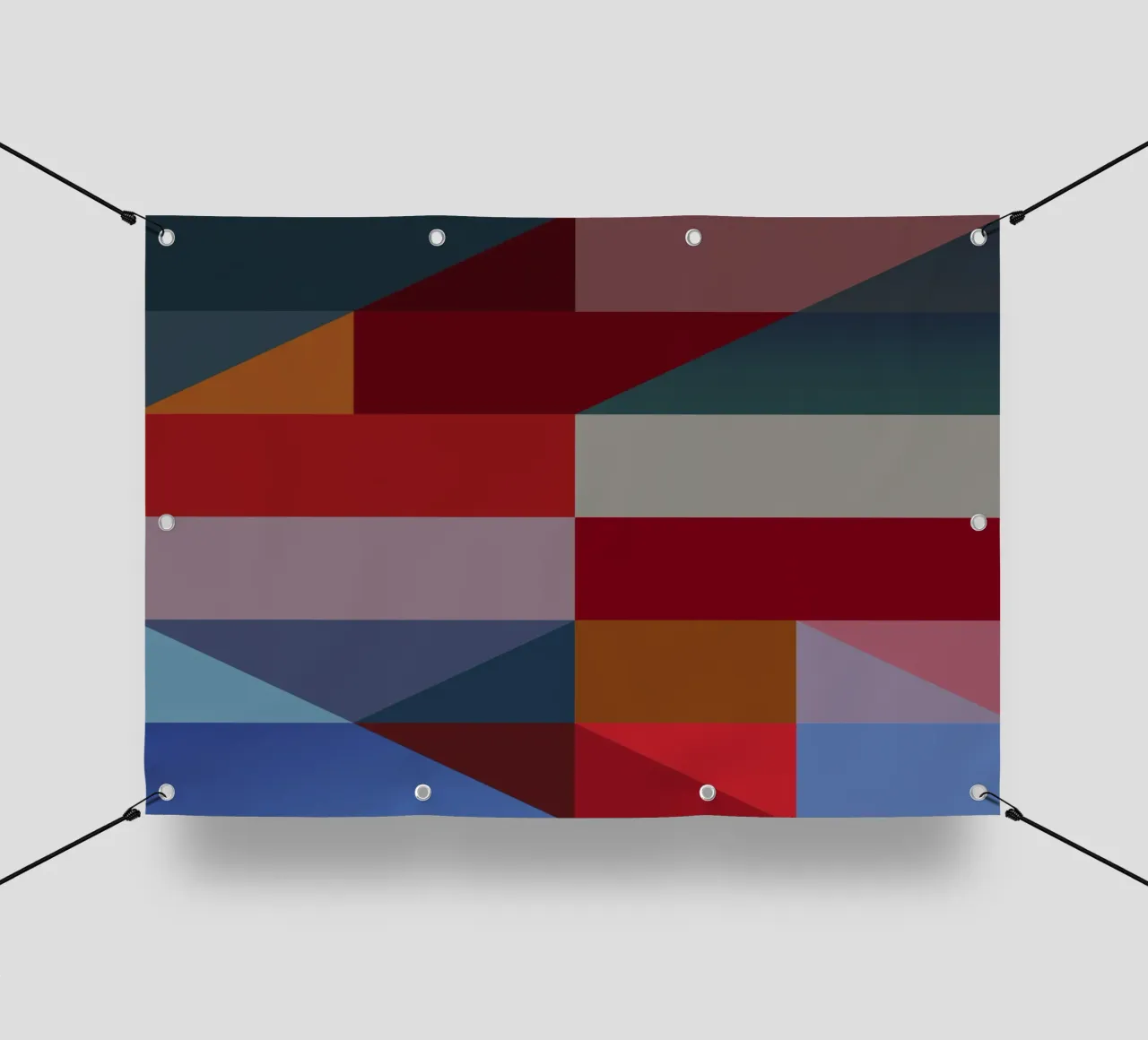 Chromatic Geometry #5 telo in pvc da My Tiny Home