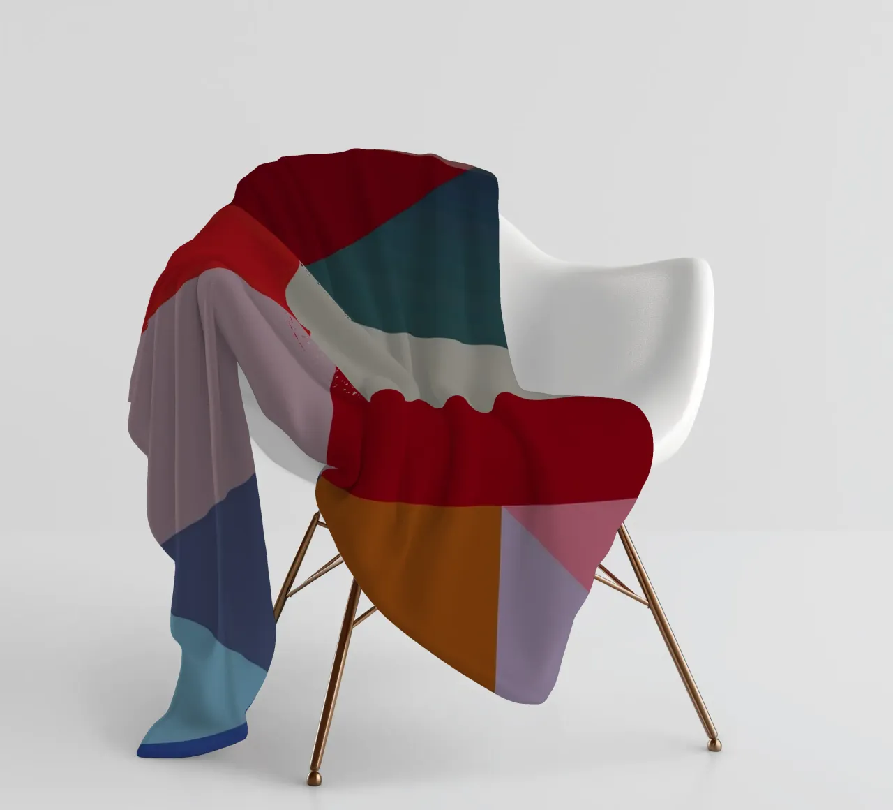 Chromatic Geometry #5 coperta in pile da My Tiny Home