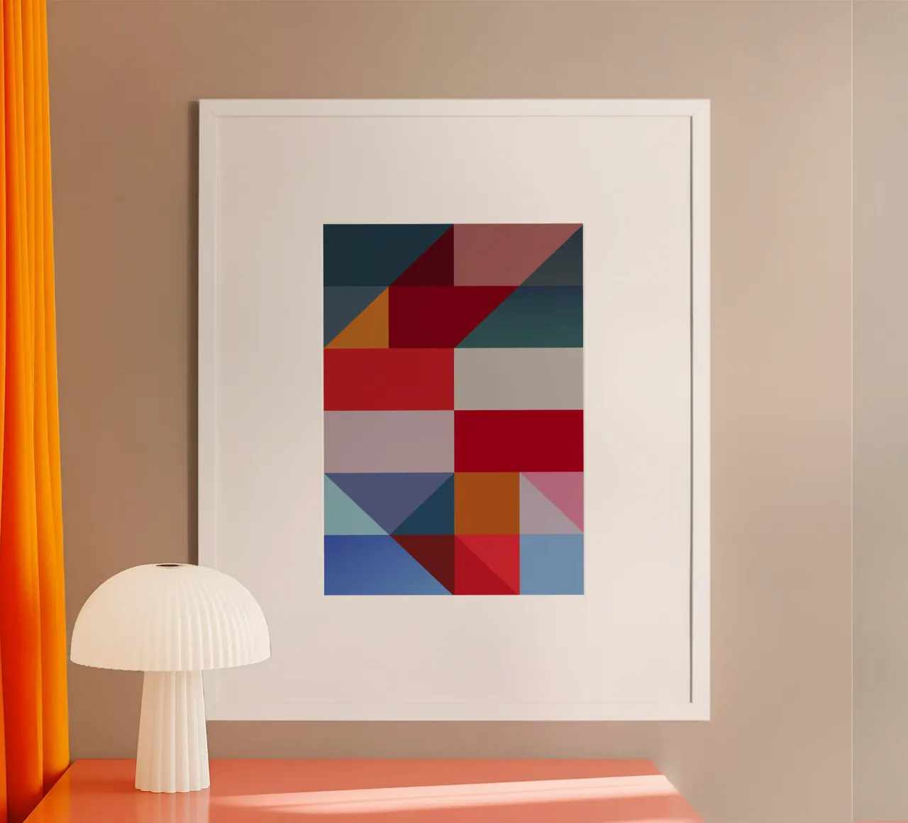 Chromatic Geometry #5 carta hahnemühle da My Tiny Home