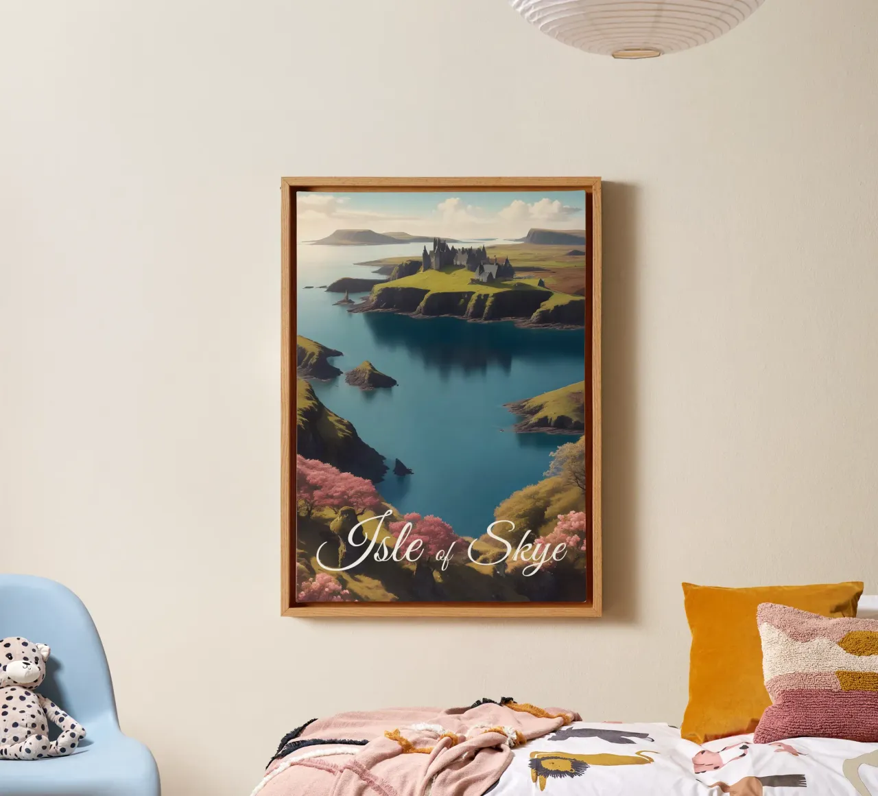 Isle of Skye Scene canvas with Floater frame by Charnwood Prints