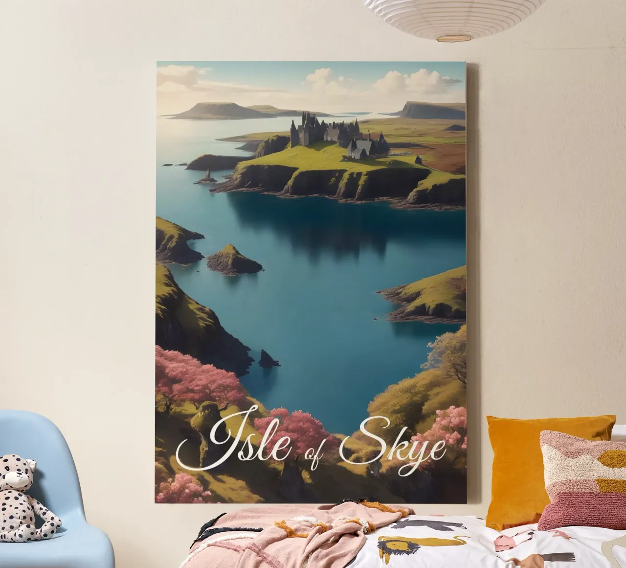 Isle of Skye Scene canvas with Floater frame by Charnwood Prints