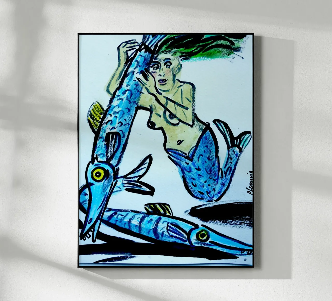 Mermaid acrylic glass by Puschkinowa